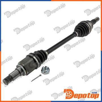 Demi-Arbre de Transmission gauche arrière pour PEUGEOT | NPW-PE-031, 25319